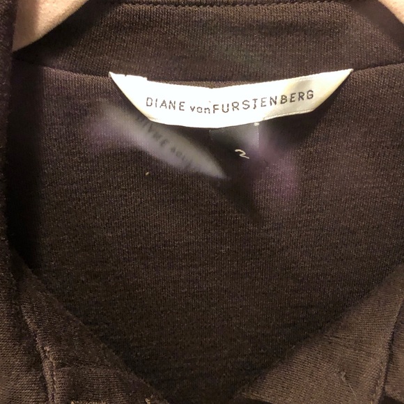 Diane Von Furstenberg Button Up Collar Dress | 2 - Picture 2 of 8